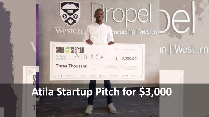 Atila Startup Pitch that Won $3,000